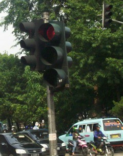 24 Lampu Merah Rusak, Siap-siap Macet